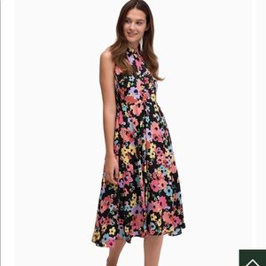 Kate Spade Flora Bouquet Midi Dress ♠️